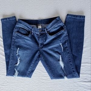 Venus Ripped Skinny Jeans Dark wash size 6